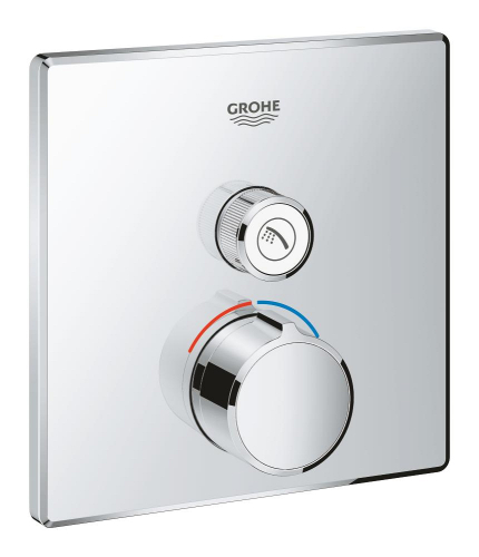 Grohe Smartcontrol Tek Valfli Akış Kontrollü Ankastre Duş Bataryası - 29147000 - GROHE