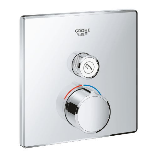 Grohe Smartcontrol Tek Valfli Akış Kontrollü Ankastre Duş Bataryası - 29147000 - 2