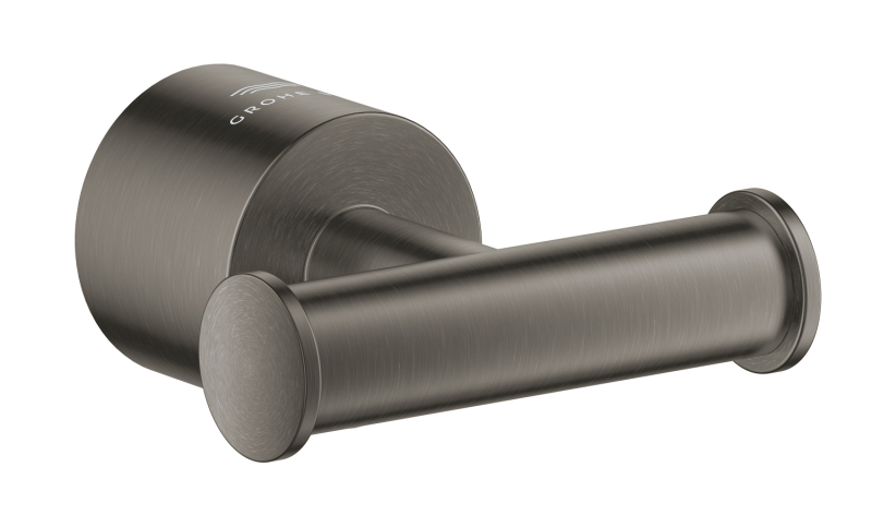 Grohe Atrio İkili Havlu/Bornoz Askısı, Fırçalı Sert Grafit - 40890AL0 - 1
