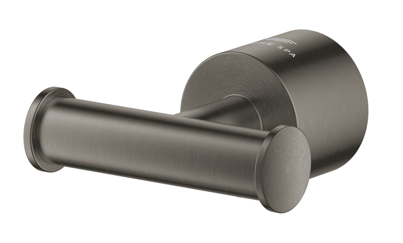 Grohe Atrio İkili Havlu/Bornoz Askısı, Fırçalı Sert Grafit - 40890AL0 - 3