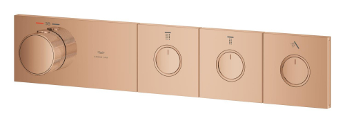 GROHE SPA — Grohtherm Aqua Tiles 3 Yollu termostat Bronze - Warm Sunset 106866DA00 - 4