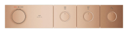 GROHE SPA — Grohtherm Aqua Tiles 3 Yollu termostat Brushed Warm Sunset 106866DL00 - 3