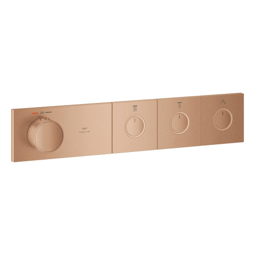 GROHE SPA — Grohtherm Aqua Tiles 3 Yollu termostat Brushed Warm Sunset 106866DL00 - 2
