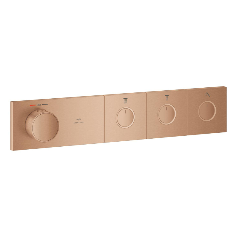 GROHE SPA — Grohtherm Aqua Tiles 3 Yollu termostat Brushed Warm Sunset 106866DL00 - 2