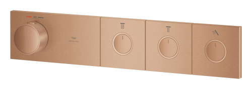 GROHE SPA — Grohtherm Aqua Tiles 3 Yollu termostat Brushed Warm Sunset 106866DL00 - 4