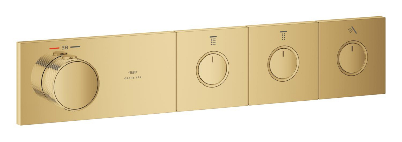 GROHE SPA — Grohtherm Aqua Tiles 3 Yollu termostat Gold - Cool Sunrise 106866GL00 - 1