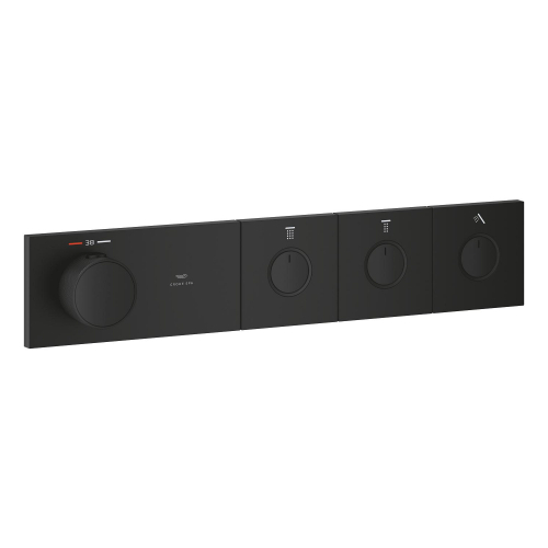 GROHE SPA — Grohtherm Aqua Tiles 3 Yollu termostat Phantom Black 106866KF00 - 2