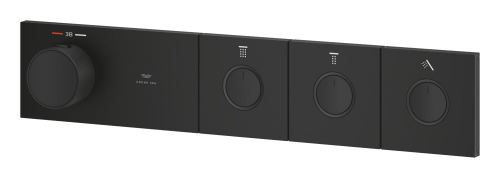 GROHE SPA — Grohtherm Aqua Tiles 3 Yollu termostat Phantom Black 106866KF00 - 4