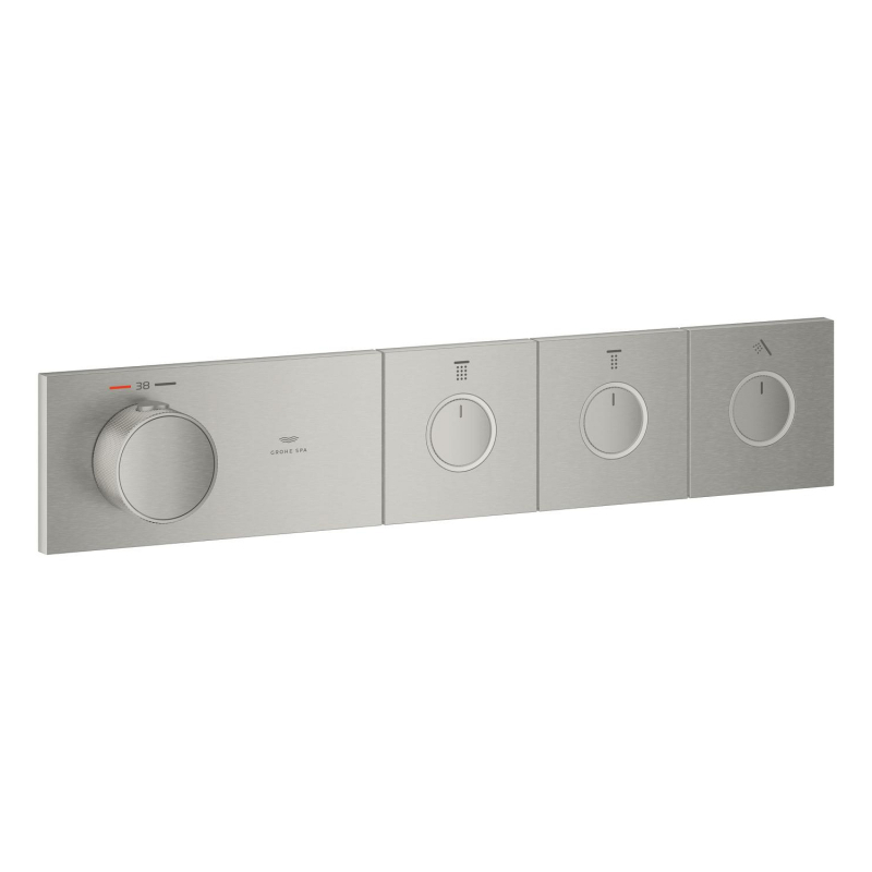 GROHE SPA — Grohtherm Aqua Tiles 3 Yollu termostat Supersteel Infinity Finish 106866DC00 - 2
