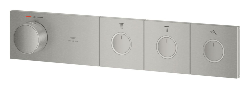 GROHE SPA — Grohtherm Aqua Tiles 3 Yollu termostat Supersteel Infinity Finish 106866DC00 - 4