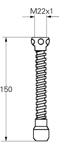 Grohe Spiral Boru Çıkışı M 22X1 - 13911000 - 3