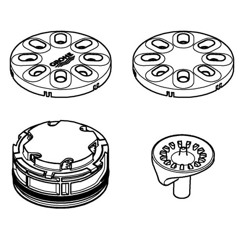 Grohe Sprey Kapağı - 48348000 - 3
