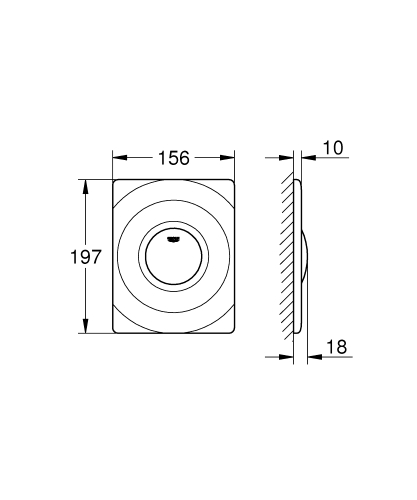 Grohe Surf Kumanda Paneli - 37063000 - 8