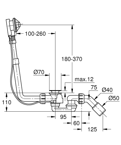 Grohe Talento Küvet Tropleni - 28939000 - 3