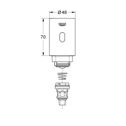 Grohe Tectron Retro-Fit Ünite ½