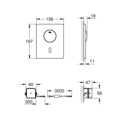 Grohe Tectron Skate Fotoselli Kumanda Paneli - 37419Sd0 - 2