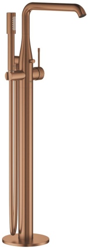 Grohe Tek kollu Banyo Bataryası 1/2" Zemine Montaj Hazırlanmış Sıcak Gün Batımı Fırçalanmış - 25248DE1 - 25248DE1 - 1