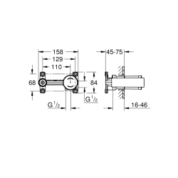 Grohe Tek Kumandalı Lavabo Bataryası 1/2