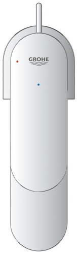 Grohe Tek kumandalı Lavabo Bataryası S-Boyut Krom - 23870004 - 4