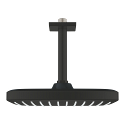 Grohe Tempesta 250 Cube Tepe Duşu Set 142 mm, Tek Akışlı Mat Siyah - 266882430 - GROHE