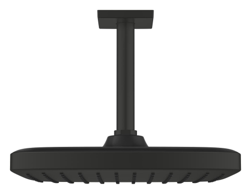 Grohe Tempesta 250 Cube Tepe Duşu Set 142 mm, Tek Akışlı Mat Siyah - 266882430 - GROHE