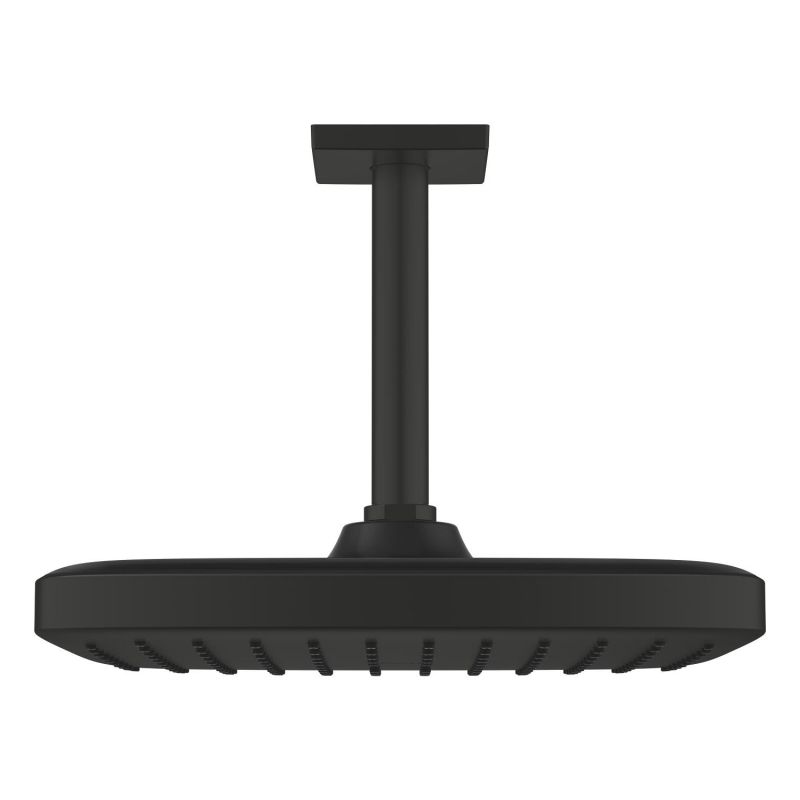 Grohe Tempesta 250 Cube Tepe Duşu Set 142 mm, Tek Akışlı Mat Siyah - 266882430 - 2