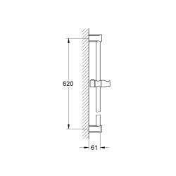 Grohe Tempesta Cosmopolitan Duş Sürgüsü, 600 Mm - 27521000 - 2