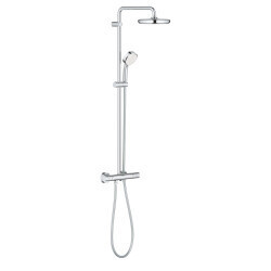 Grohe Tempesta Cosmopolitan System 210 Duvara Monte Termostatik Bataryalı Duş Kolonu - 26514000 - GROHE