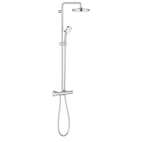 Grohe Tempesta Cosmopolitan System 210 Duvara Monte Termostatik Bataryalı Duş Kolonu - 26514000 - 2