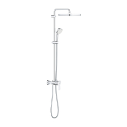 Grohe Tempesta Cosmopolitan System 250 Cube Duvara Monte Tek Kumandalı Bataryalı Duş Sistemi - 26692000 - 1