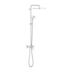 Grohe Tempesta Cosmopolitan System 250 Cube Duvara Monte Tek Kumandalı Bataryalı Duş Sistemi - 26692000 - GROHE