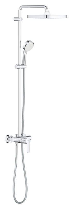 Grohe Tempesta Cosmopolitan System 250 Cube Duvara Monte Tek Kumandalı Bataryalı Duş Sistemi - 26692000 - 1