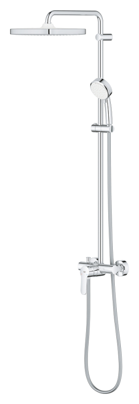 Grohe Tempesta Cosmopolitan System 250 Cube Duvara Monte Tek Kumandalı Bataryalı Duş Sistemi - 26692000 - 3
