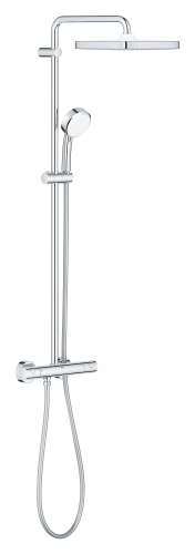 Grohe Tempesta Cosmopolitan System 250 Cube Duvara Monte Termostatik Bataryalı Duş Sistemi - 26689000 - GROHE