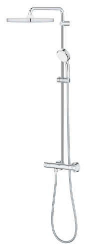 Grohe Tempesta Cosmopolitan System 250 Cube Duvara Monte Termostatik Bataryalı Duş Sistemi - 26689000 - 3