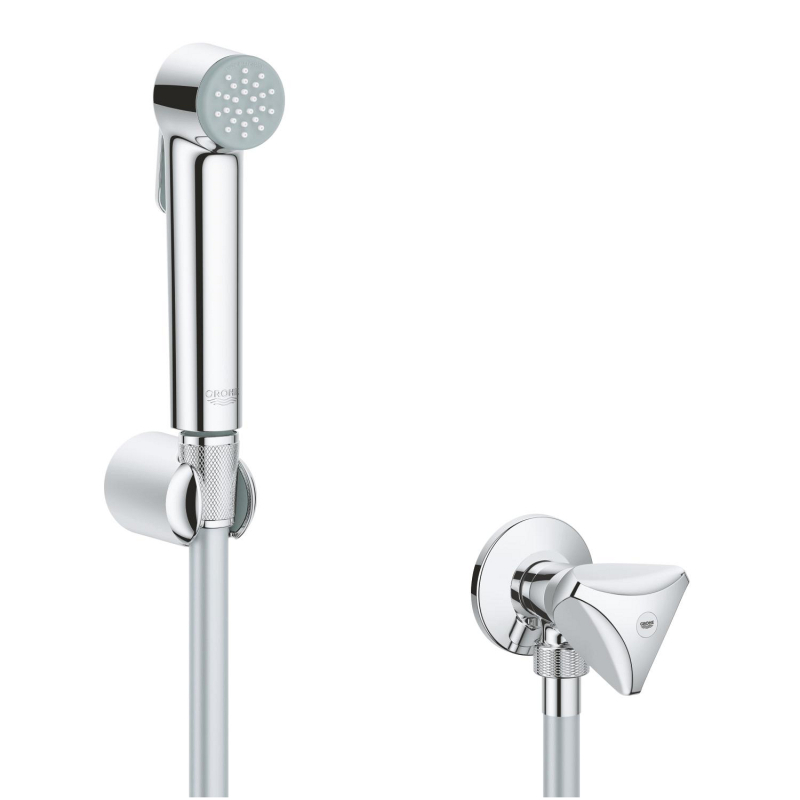 Grohe Tempesta-F Taharet Spreyi 30 Duvardan Askılı Set 1 Akışlı, Ara Musluk İle Birlikte - 26357000 - 2