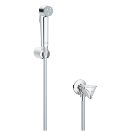 Grohe Tempesta-F Taharet Spreyi 30 Duvardan Askılı Set 1 Akışlı, Ara Musluk İle Birlikte - 27514001 - 2