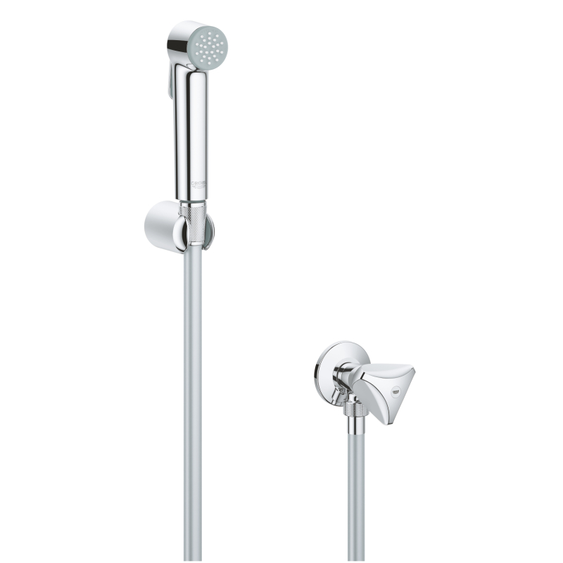 Grohe Tempesta-F Taharet Spreyi 30 Duvardan Askılı Set 1 Akışlı, Ara Musluk İle Birlikte - 27514001 - 2