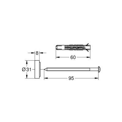 Grohe Tempesta Kompanse Diski - 26496000 - 2