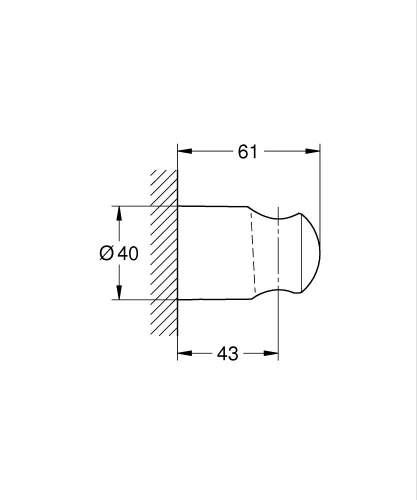 Grohe Tempesta Sabit El duşu Askısı - 28605001 - 5