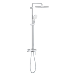 Grohe Tempesta System 250 Cube Duvara monte tek kumandalı bataryalı duş sistemi - 26692001 - GROHE