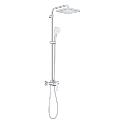 Grohe Tempesta System 250 Cube Duvara monte tek kumandalı bataryalı duş sistemi - 26692001 - 2