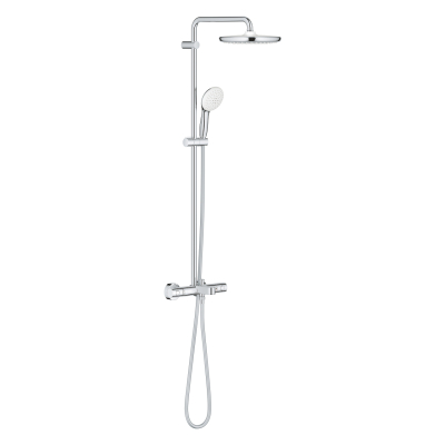 Grohe Tempesta System 250 Cube Duvara Monte Termostatik Bataryalı Duş Sistemi - 26691001 - 1