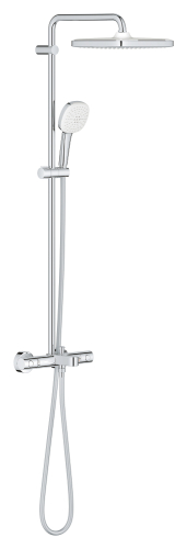 Grohe Tempesta System 250 Cube Duvara Monte Termostatik Bataryalı Duş Sistemi - 26975001 - GROHE