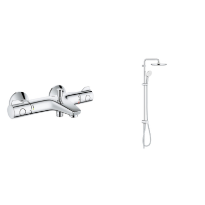 Grohe Termostatik Duş Sistemi Grohtherm 800 Set - 2