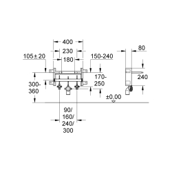 Grohe Uniset Bide İçin Gömme Rezervuar - 38703000 - 2