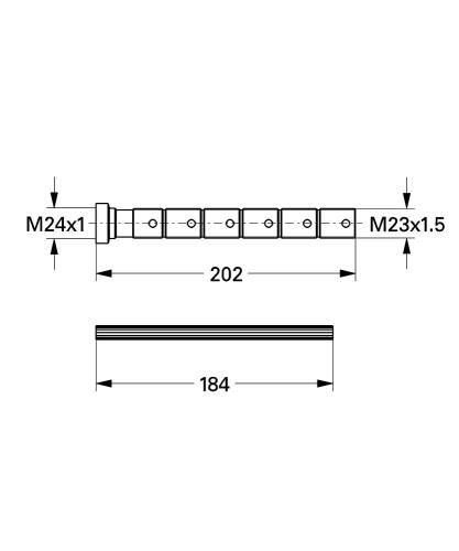 Grohe Uzatma-Seti 200 Mm - 45203000 - 3