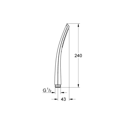 Grohe Veris Stick El Duşu 1 Akışlı - 27184000 - 2