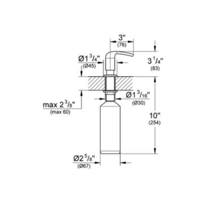 Grohe Zedra Sıvı Sabunluk 40553000 - 3