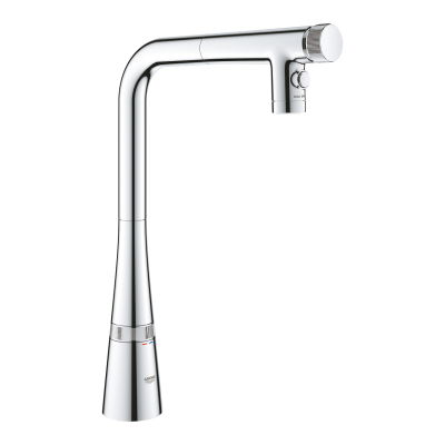 Grohe Zedra SmartControl Spiralli Eviye Bataryası, Paslanmaz Çelik - 31886DC0 - 1